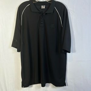 Adidas Black Climate Control Polo Size XL New York Excellent Like New